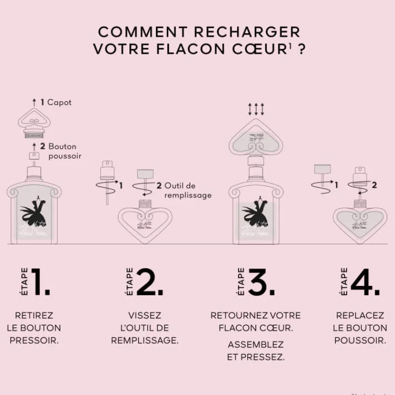 Femme Guerlain Eau De Parfum^La Petite Robe Noire Le Flacon Coeur