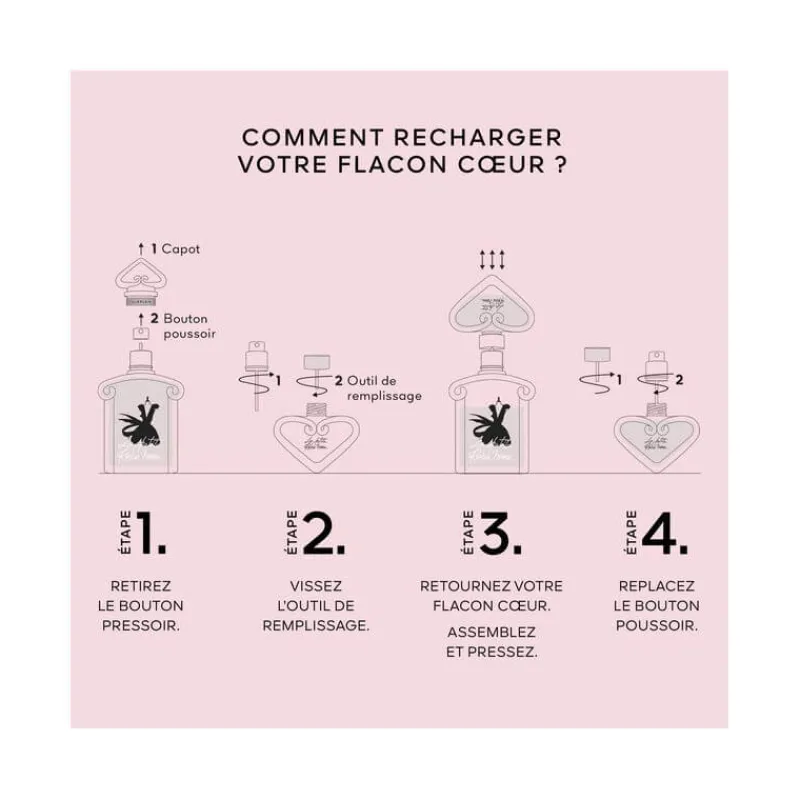 Femme Guerlain Eau De Parfum^La Petite Robe Noire Le Flacon Coeur