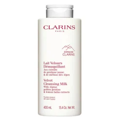 Clarins Visage^Lait Velours Démaquillant Aux Extraits de Gentiane Jaune & de Mélisse des Alpes