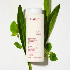 Clarins Visage^Lait Velours Démaquillant Aux Extraits de Gentiane Jaune & de Mélisse des Alpes