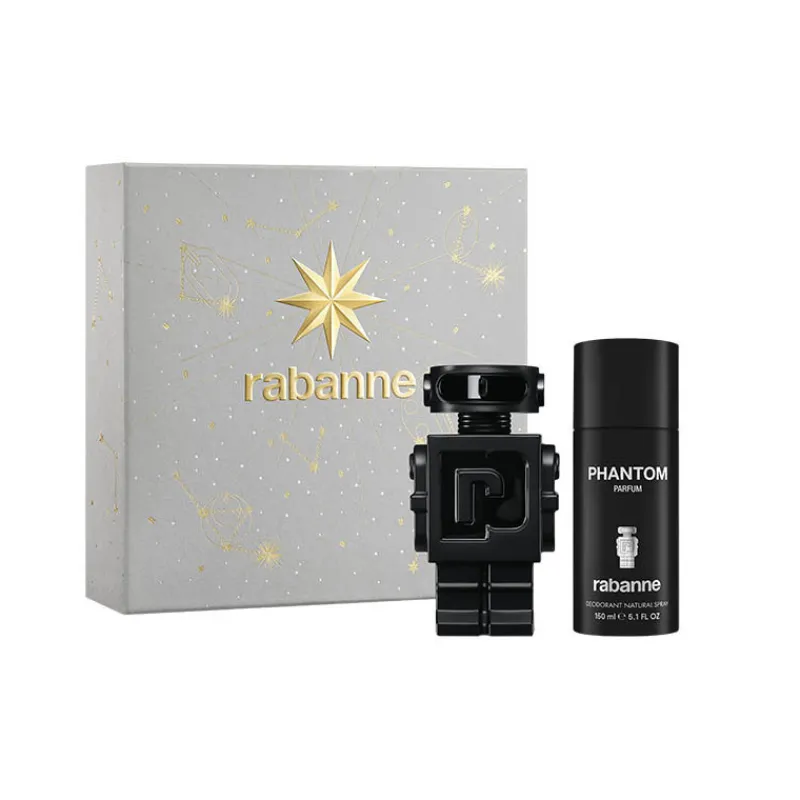 Homme Rabanne Coffret Parfum Homme^Phantom - Coffret Noël 2025 Parfum 100 ml + Déodorant 150 ml