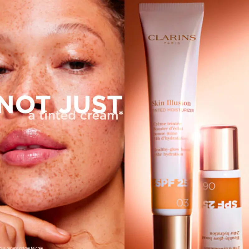 Clarins Teint^Skin Illusion Tinted Moisturizer SPF5